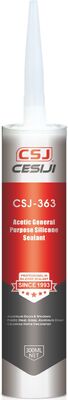 CSJ-363 General Purpose Acetic Silicone Sealant 12 Months Shelf Life 280g