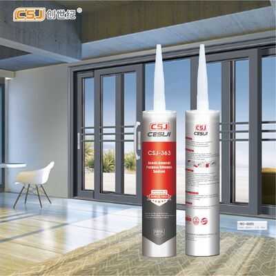 Acetic Cure General Purpose Silicone Sealant For Windows / Glass