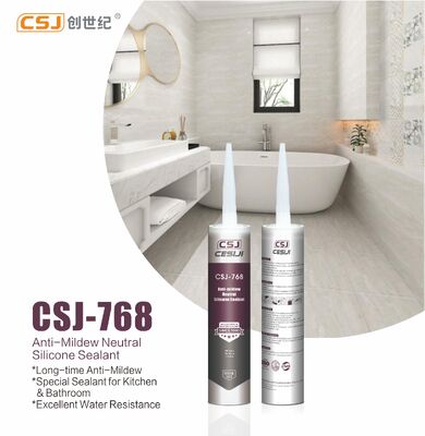 Neutral Cure Mildew Resistant Silicone Sealant For Sanitary Applications