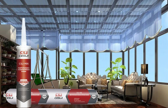 Rapid Set Structural Glazing Adhesive Shore 40-50A Hardness Weatherproof