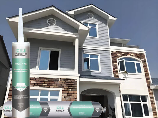 Weatherproof Fast Cure Silicone Sealant No Primer Needed for Multi Surface Bonding