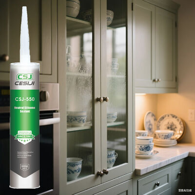 Neutral Silicone Sealant Sealing Joints In Glass / Ceramics / Building Materials