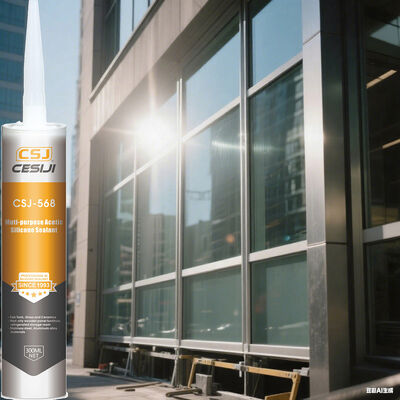Fast Bonding Acetoxy Silicone Sealant Waterproof 300mL For Window