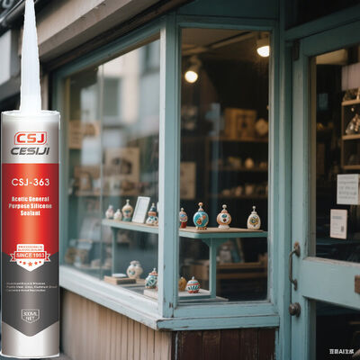 Acetic General Purpose Silicone Sealant Fast Tack Free Moisture Resistant 280g