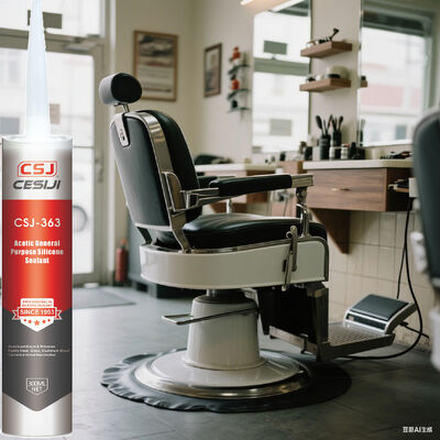 Waterproof Silicone GP Sealant Acidic Based Curing For Aluminum Doors Windows