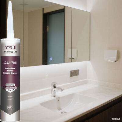 Customized Neutral Mildew Resistant Silicone Sealant Adjustable Color For Sealing