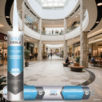 Neutral Based Curing Stone Silicone Sealant Strong Adhesion To Building Materials