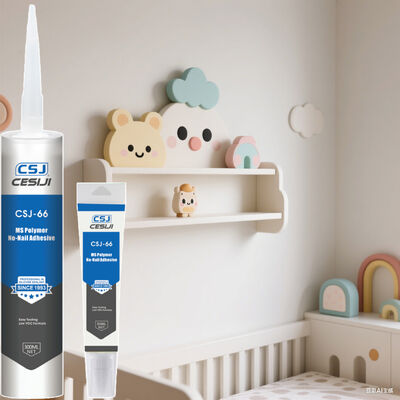 Low VOC Odorless MS No Nail Adhesive For Homes Offices Nurseries