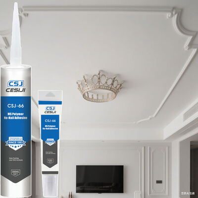 Paintable Sandable MS Polymer Adhesive Integrates With Decor