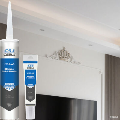 Permanent Bond MS Polymer Adhesive Supports Heavy Loads Without Nails Screws