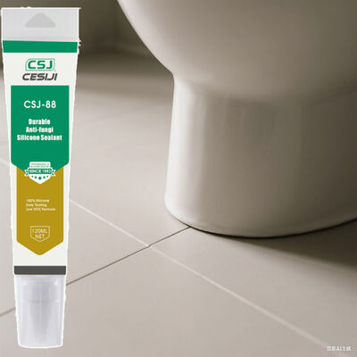 Wide Temp Range Silicone Sealant Anti Fungal 120mL Works -30℃ To 250℃