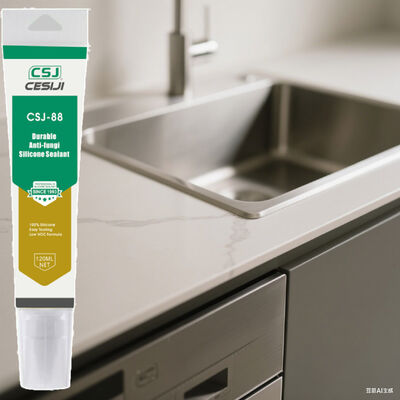 Chemical Resistant Anti Fungal Silicone Sealant 120mL For Damp Environments
