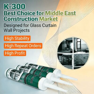 Weatherproofing Silicone Sealant Providing Elasticity and Resistance to Temperature Extremes for Building and Construction