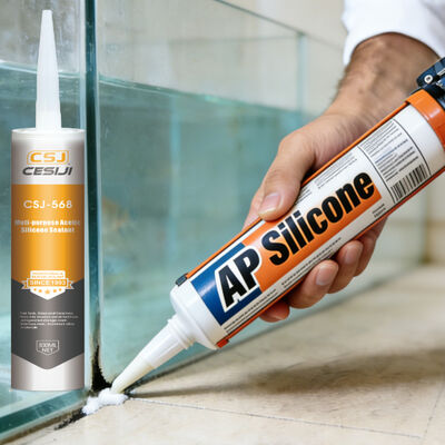 Multi-purpose Acetic Acid Curing Silicone Sealant High Adhesion, Extreme Weather Resistance & Long-lasting Glass Bonding