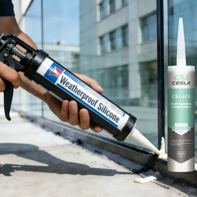Rapid-Cure Weatherproof Silicone Sealant – Engineered for Outdoor Exterior Walls, Featuring Ultra Weather Resistance, Flexibility, UV Protection & Waterproof Properties