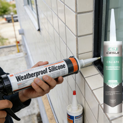Weatherproof Silicone Sealant – Rapid-Cure, Flexible for Outdoor Exterior Walls All-Weather, Waterproof Outdoor Use