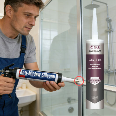 Mildew-Resistant Neutral-Cure Silicone Sealant – Perfect for Bathrooms, Kitchens and High-Humidity Toilets
