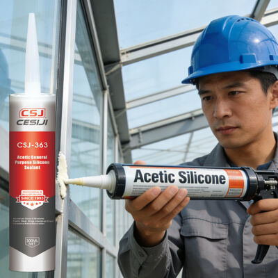 GP General-Purpose Acetic-Cure Silicone Adhesive Sealant 300mL – Suitable for Bonding and Sealing PVC & Steel Substrates