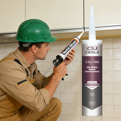 Mildew-Resistant Neutral-Cure Silicone Sealant – Ideal for Bathrooms, Kitchens & High-Humidity Areas