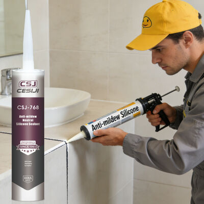 Mildew Resistant Neutral Silicone Sealant | Ideal for Bathroom, Kitchen & Humid Environments