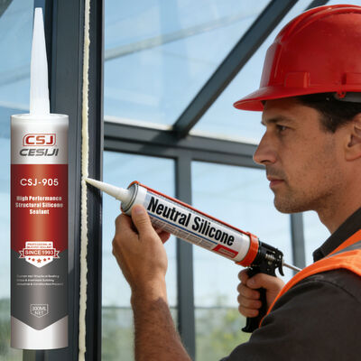 High-Strength Exterior Structural Silicone Sealant | UV & Weather Resistant Waterproof Glue for Wall and Glass Outdoor Construction