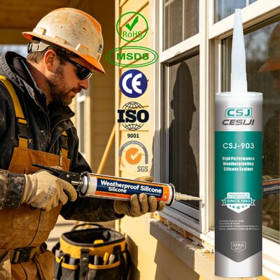 High-Performance Weatherproof Silicone Sealant: Fast Cure, Waterproof, UV-Stable & Elastic for External Wall Sealing