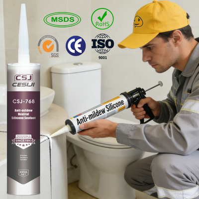 Anti-Mold Neutral Cure Silicone Sealant for Bathrooms & Kitchens in High-Humidity Environments