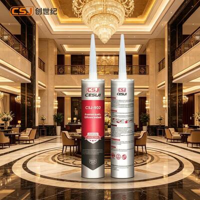 Acetic Silicone Sealant For Glass Metal And Ceramic Surfaces In Construction Projects