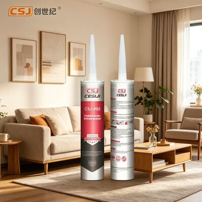 Acetic Silicone Sealant Fast Curing, Air Tightness for Industrial and Commercial Uses