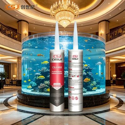 Mastic acétique de silicone traitant rapidement le mastic imperméable pour des aquariums et des piscines