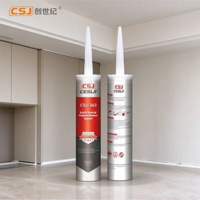 GP Acetic Silicone Sealant - Elastic Seal, No Hardening And Cracking
